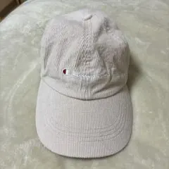 Champion コーデュロイ ベースボールキャップ ベージュ ピンクベージュ
