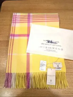 【週末限定値下げ】ジョンストンズ カシミヤ大判ストール ロンハーマン別注