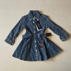 新品 ラルフローレン Polo デニムワンピース 90cm