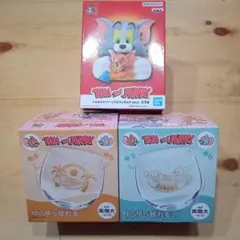 トムとジェリー ソフビフィギュア vol.3 ゆらゆらグラス２個セット