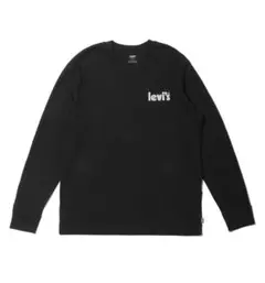 【新品】Levi's グラフィック 長袖Tシャツ ブラックのサムネイル