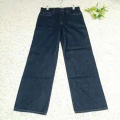 UNIQLO/ユニクロ/デニム/27㌅/L〜LL相当/ワイドフィット/ジーンズ