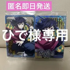 鬼滅の刃 ウエハース 10 プラカード 冨岡義勇 SR N ビジュアルカード