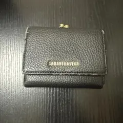SAMANTHAVEGA ブラック 三つ折財布