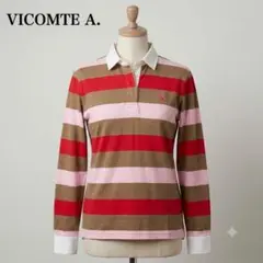 VICOMTE A. ヴィコント アー ラガーシャツ XL マルチボーダー 長袖のサムネイル