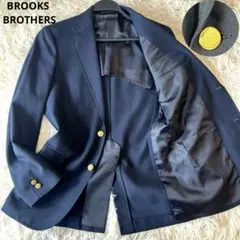 美品　BROOKS BROTHERSブルックスブラザーズ　紺ブレザー　金ボタン