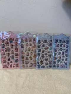 クレヨンしんちゃん とステッチシールセット 4枚