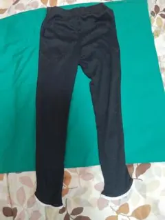 130cm 黒 スパッツ フリル裾