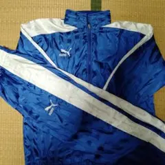 PUMA ピステ ウィンドブレーカー Lサイズ 青