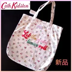 新品♡キャスキッドソン☆トートバック☆白ローラースケート柄♡のサムネイル