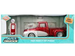 1956 フォード F-100 ピックアップ ウィズ　ガスポンプ JADA 1956 フォード F-100 ピックアップ ウィズ ガスポンプ - メルカリ