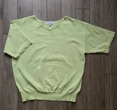 GLOBAL WORK　スッキレイサラサラVネックプルオーバー　Mサイズ