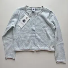 PETIT BATEAU プチバトー　針抜きコットンニットカーディガン 104