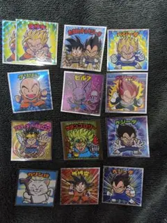 ドラゴンボールマン シール まとめ売り ベジータ 孫悟空 ブロリー ビルスなど