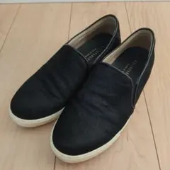 美品　DISCOPANGPANG　スリッポン　スニーカー　リアルハラコ