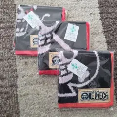 ONE PIECE スカルデザインタオル 3枚セット