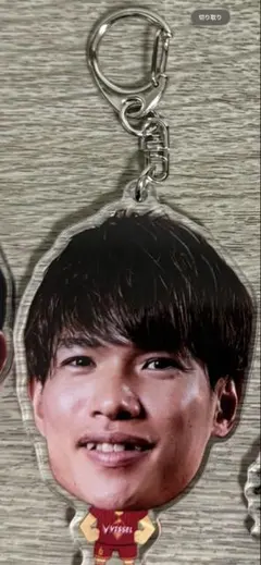 비셀 고베 오기하라 타카히로 데카 얼굴 아크릴 키 체인