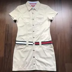 TOMMYGIRL トミーガール　ポロシャツワンピース　ゴルフウェア　綿100%