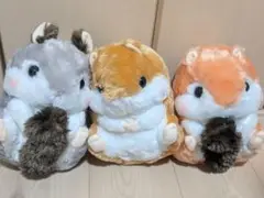 ころはむコロン リスの森 JB ぬいぐるみ　３種セット