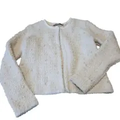 ZARA パールビーズ付きニットカーディガンクリスマスお正月