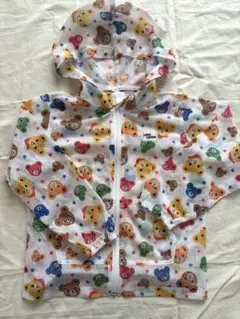 試着のみ ミキハウス　mikihouse 虫よけ加工メッシュパーカー M