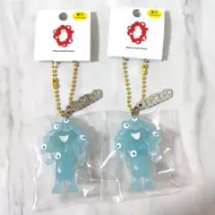 ミャクミャク 立体PVC 蓄光 ボールチェーン ２個セット 万博