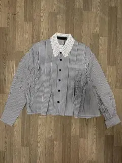 ⭐️新品未使用⭐️MICALLE MICALLE 半袖デニムシャツ フリー MICALLE MICALLE(ミカーレミカーレ)公式通販