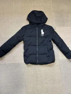 ポロ ラルフローレン　ビッグポニー刺繍 フード付きダウンジャケットM10-12
