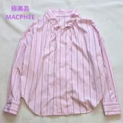 希少アーカイブ✨A.P.C. フランス製 バンドカラーシャツ 40 ピンク L 
