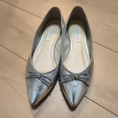 MODE ET JACOMO フラットシューズ シルバー 22.5cmのサムネイル