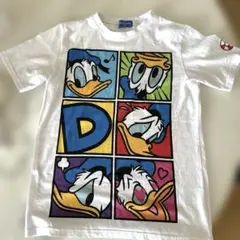 ディズニーリゾート　ドナルドTシャツ　Sサイズ