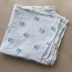 エイデンアンドアネイ【ぞう】　おくるみ　ガーゼ　赤ちゃん　新生児　寝具