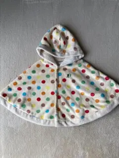 ミキハウス ポンチョ ケープ　新品未使用　70-90サイズ