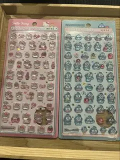 ハローキティ ハンギョドン ボンボンドロップシールミニ