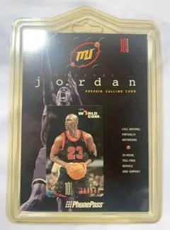 【希少・未開封】マイケルジョーダン 1996年物 ヴィンテージ テレフォンカード