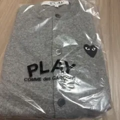 PLAY COMME des GARÇONS グレー カーディガン
