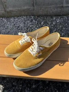 Vans オーセンティック コーデュロイ イエロースニーカー
