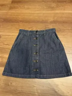 LOWRYS FARM インディゴデニム ミニスカート M