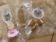 サンリオキャラクターズゆるっとめじるしアクセサリー マロンクリーム、くろうさ