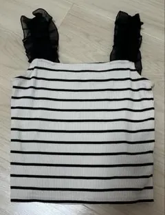 GRL ボーダータンクトップ