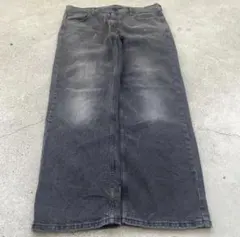 0*0様 希少 USA Levis 569 ブラックデニム ワイドレグ フェード