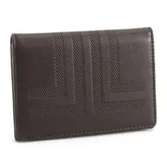 【新品未使用】LANVIN COLLECTION 名刺入れ カードケース チョコ