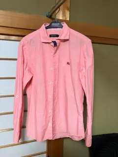 BURBERRY BLACK LABEL ブラックレーベル 長袖シャツ ピンク