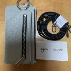 ajew Á SCENE スマホショルダーストラップ グレー