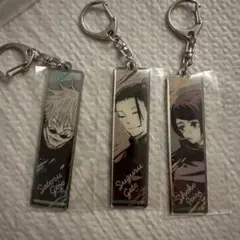 呪術廻戦展 五条 夏油 家入 メタルキーホルダー