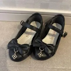 【17.0cm】PRIVATE LABEL ブラックフォーマルシューズ