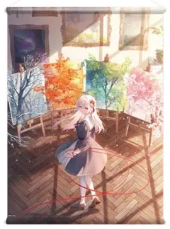 絵師100人展13 B1タペストリー 四季廻り 遠坂あさぎのサムネイル