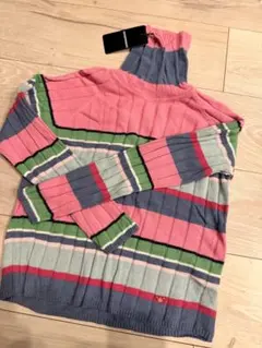 エンポリオアルマーニ ニット キッズ 106 カシミヤ混 ロゴ 総柄 長袖 