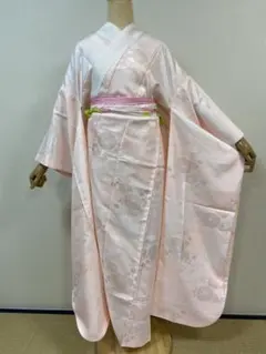 509z28☆色無地中振袖 一つ紋 小柄な方にも☆美