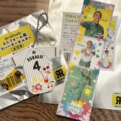 阪神タイガース 熊谷敬宥 TORACOフォトステッカー キーホルダー セット